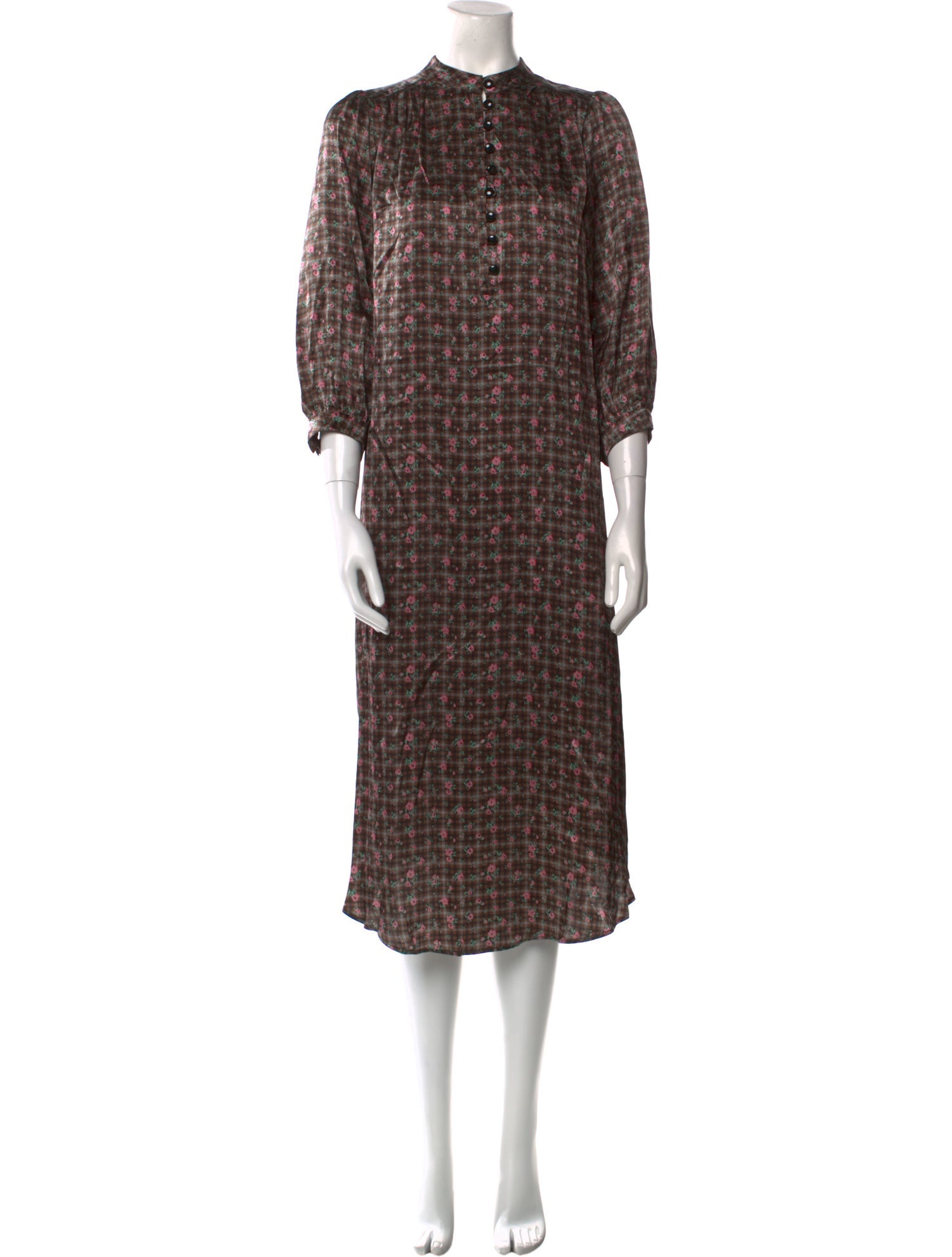 Maison Mayle Silk Long Dress