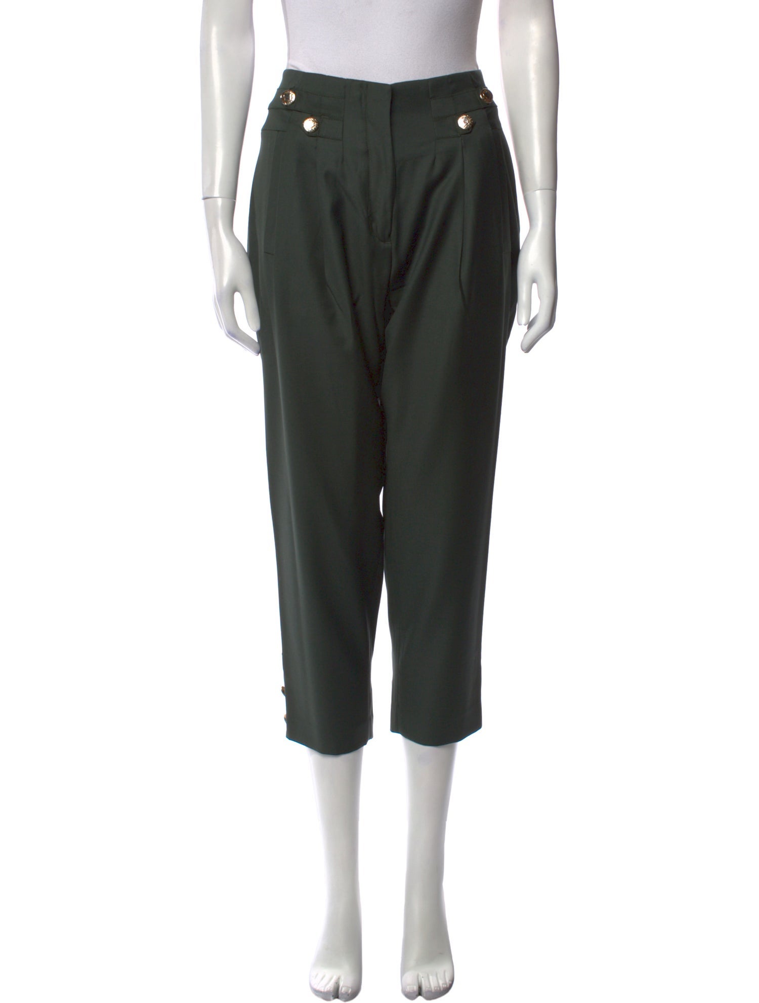 Maison Mayle Wool Straight Leg Pants