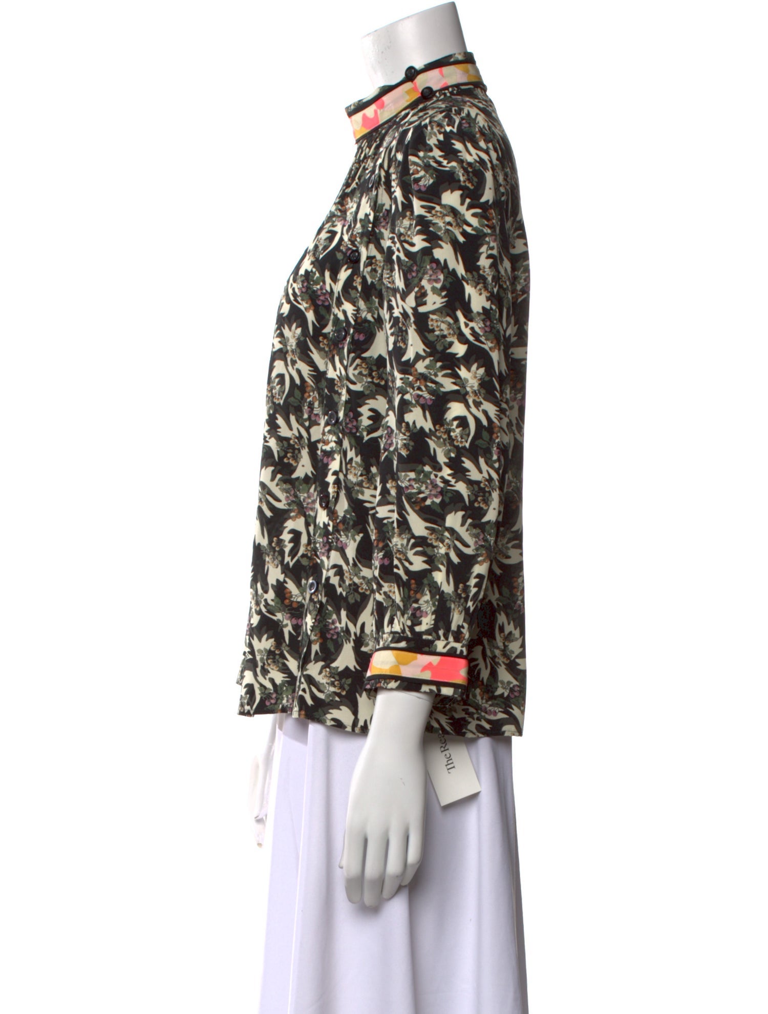 Maison Mayle Silk Printed Blouse