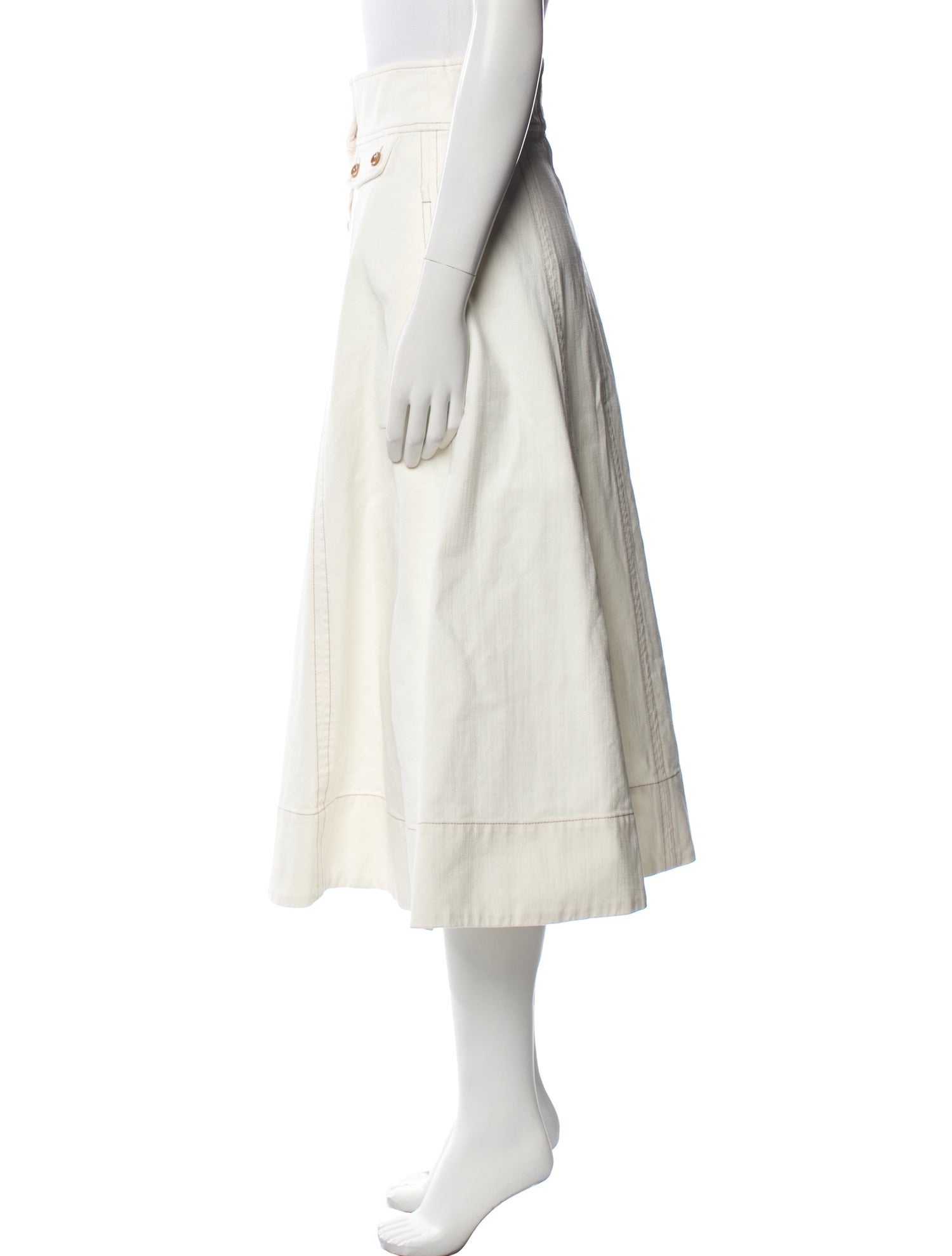 Maison Mayle Midi Length Skirt