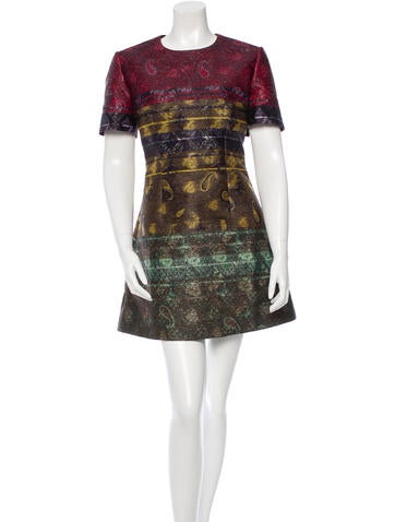 Mary Katrantzou Woven Paisley Dress