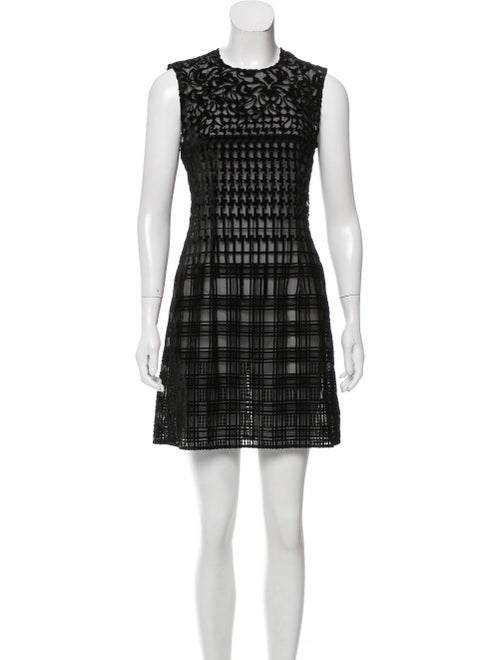 Mary Katrantzou Devoré Mini Dress Black