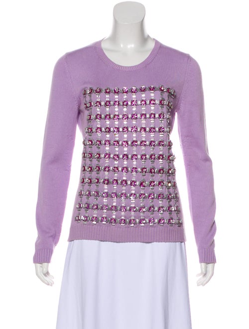 Mary Katrantzou Embroidered Knit Sweater