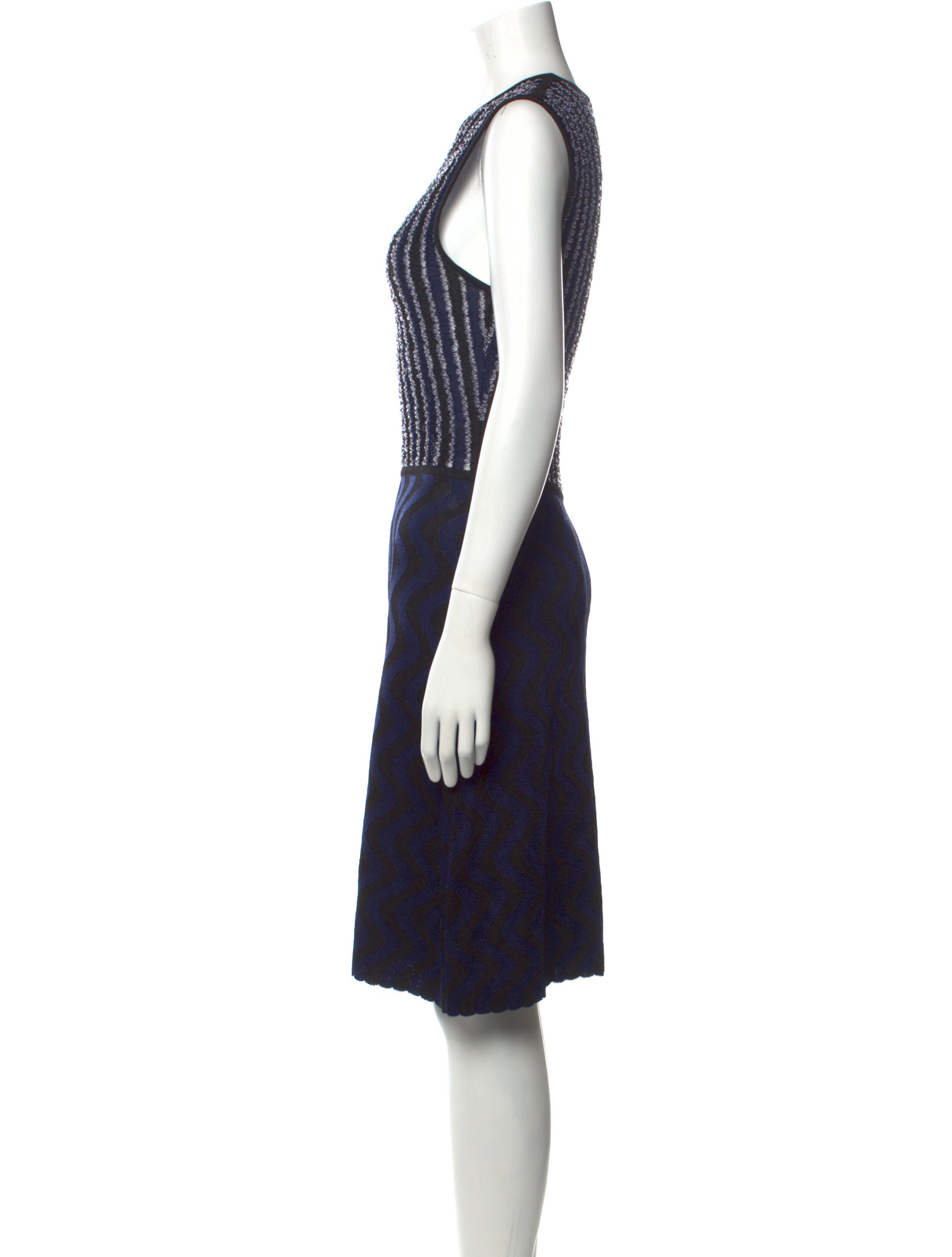 Mary Katrantzou Striped Knee-Length Dress