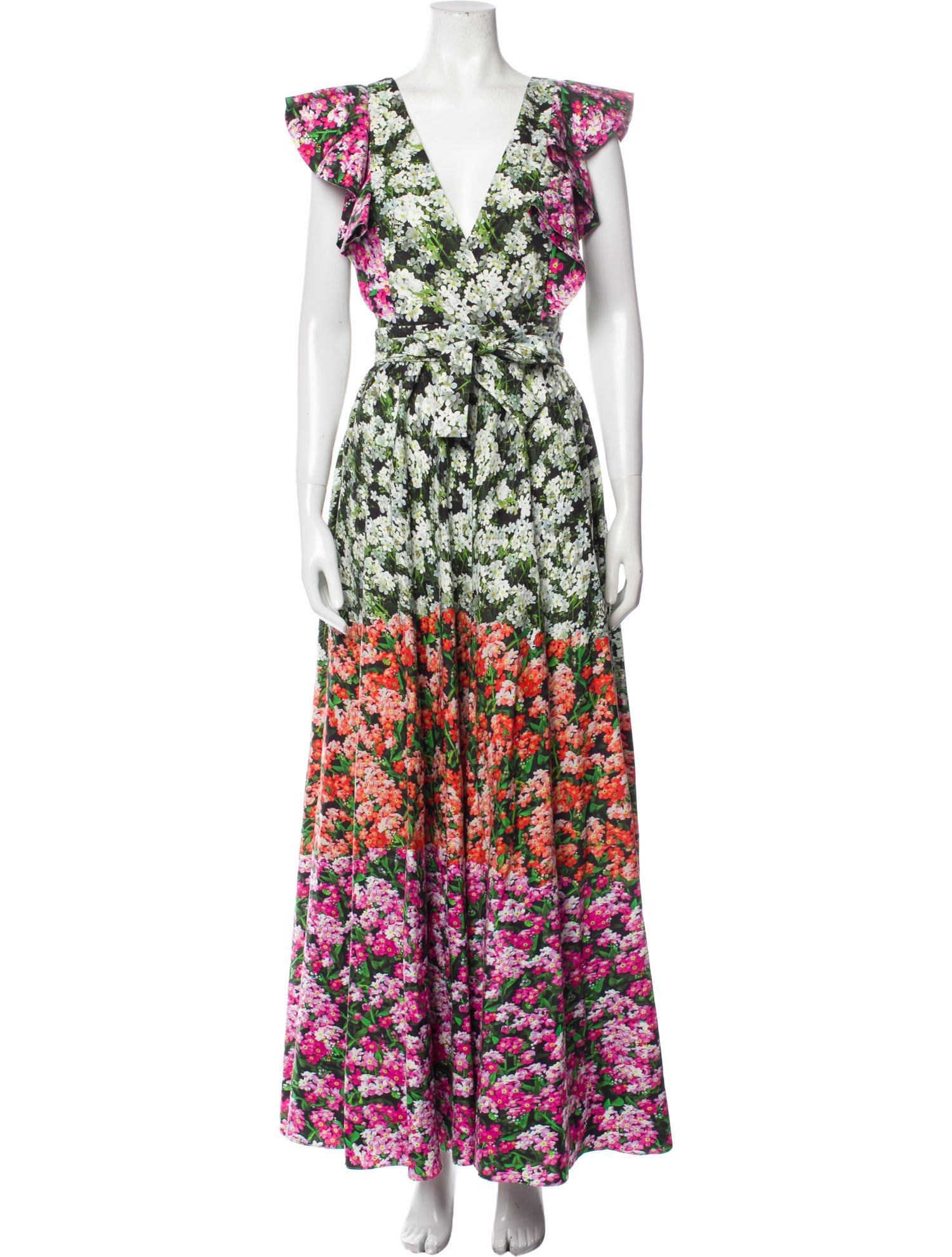 Mary Katrantzou Floral Print Long Dress