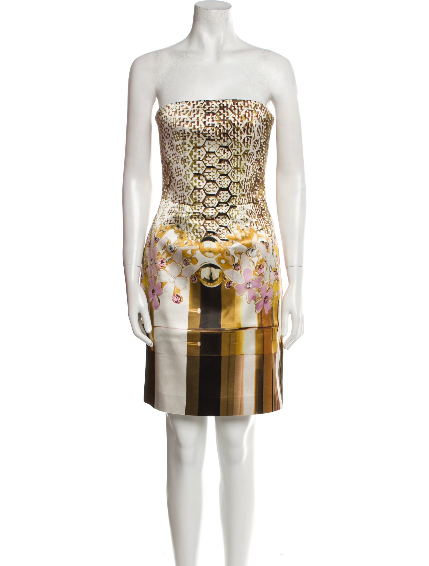 Mary Katrantzou Silk Mini Dress