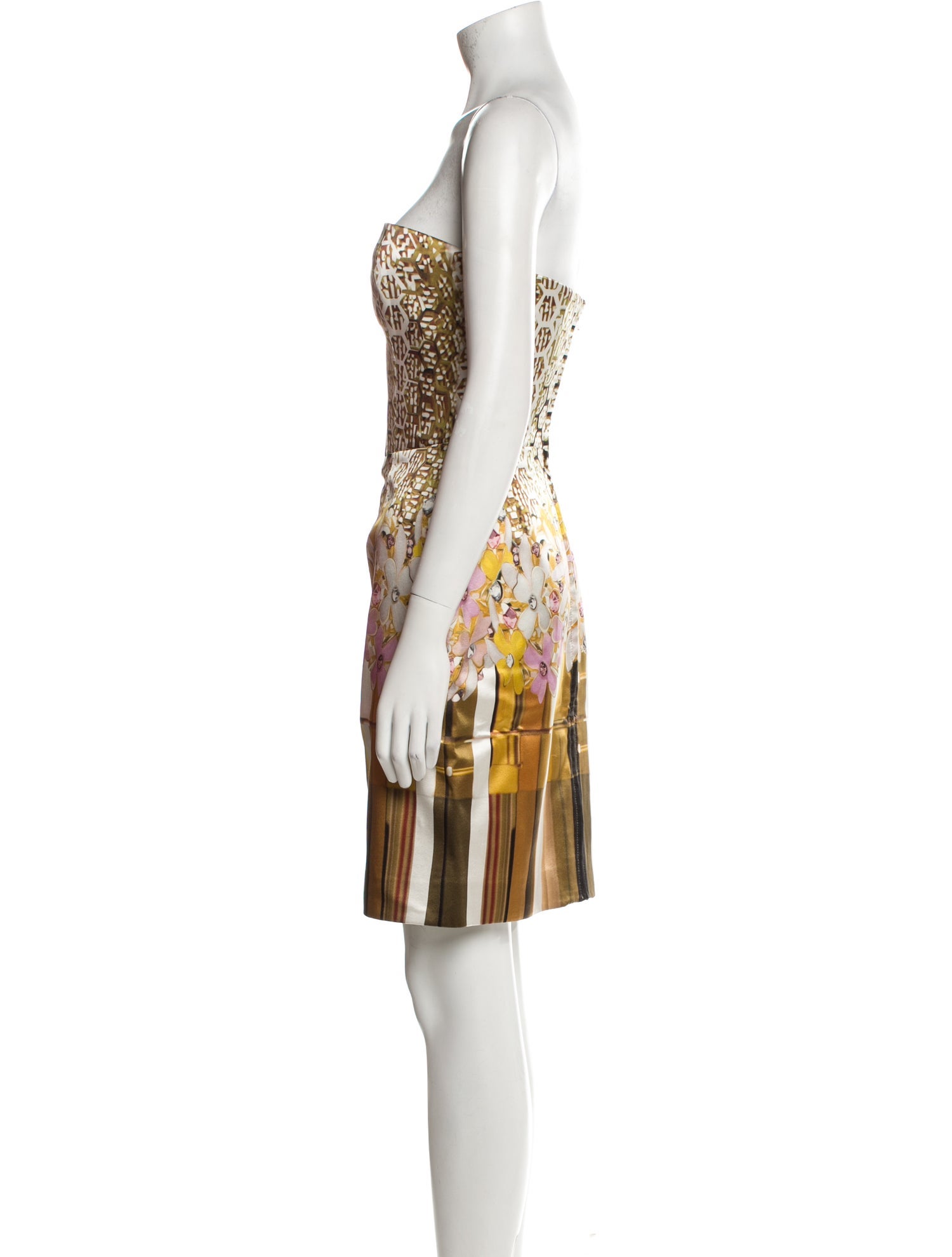 Mary Katrantzou Silk Mini Dress