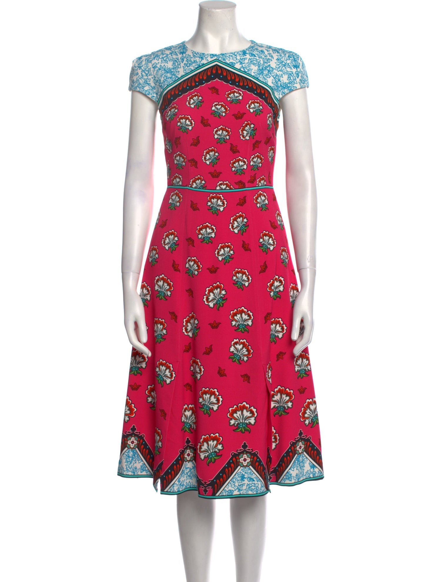 Mary Katrantzou Floral Print Midi Length Dress