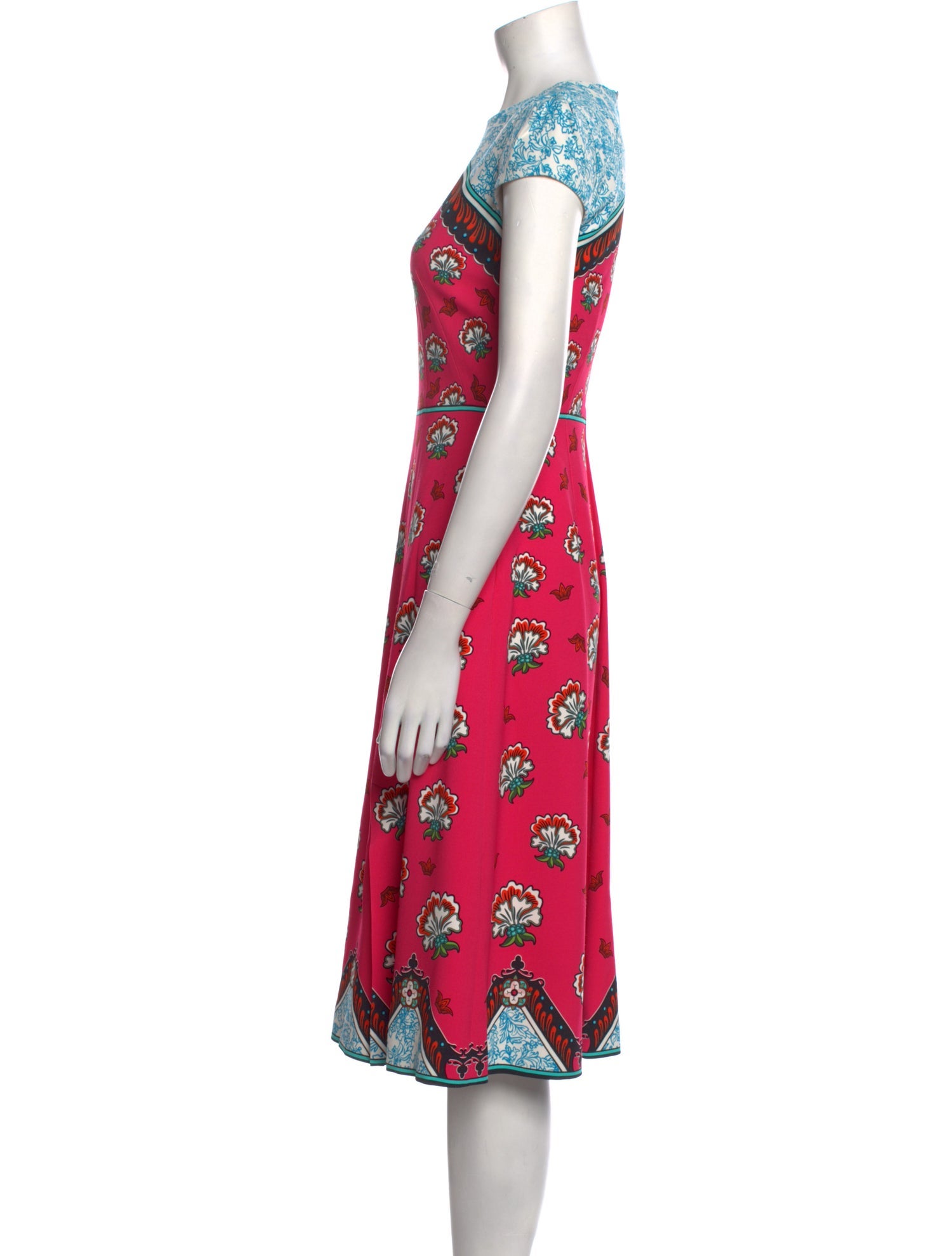 Mary Katrantzou Floral Print Midi Length Dress