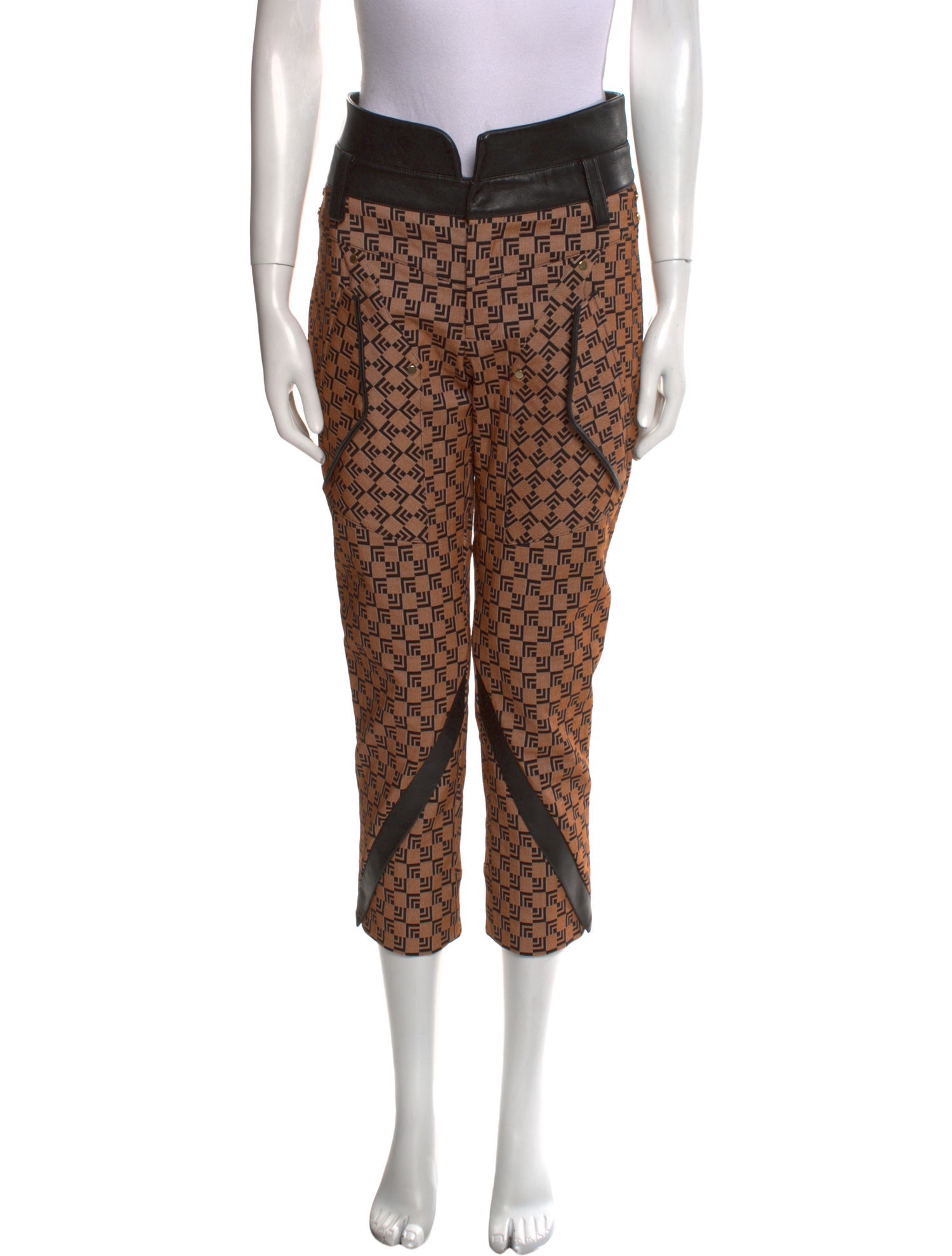 Mary Katrantzou Printed Straight Leg Pants