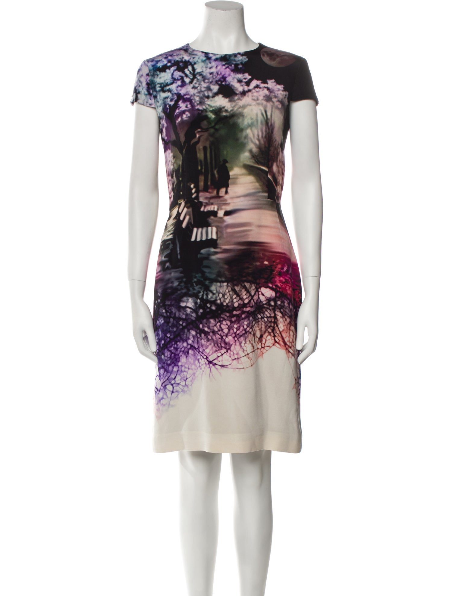 Mary Katrantzou Silk Knee-Length Dress