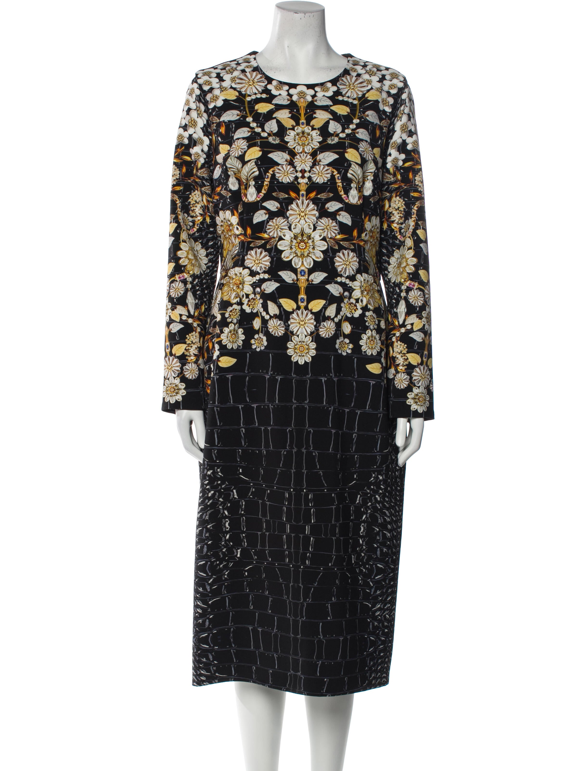 Mary Katrantzou Floral Print Midi Length Dress