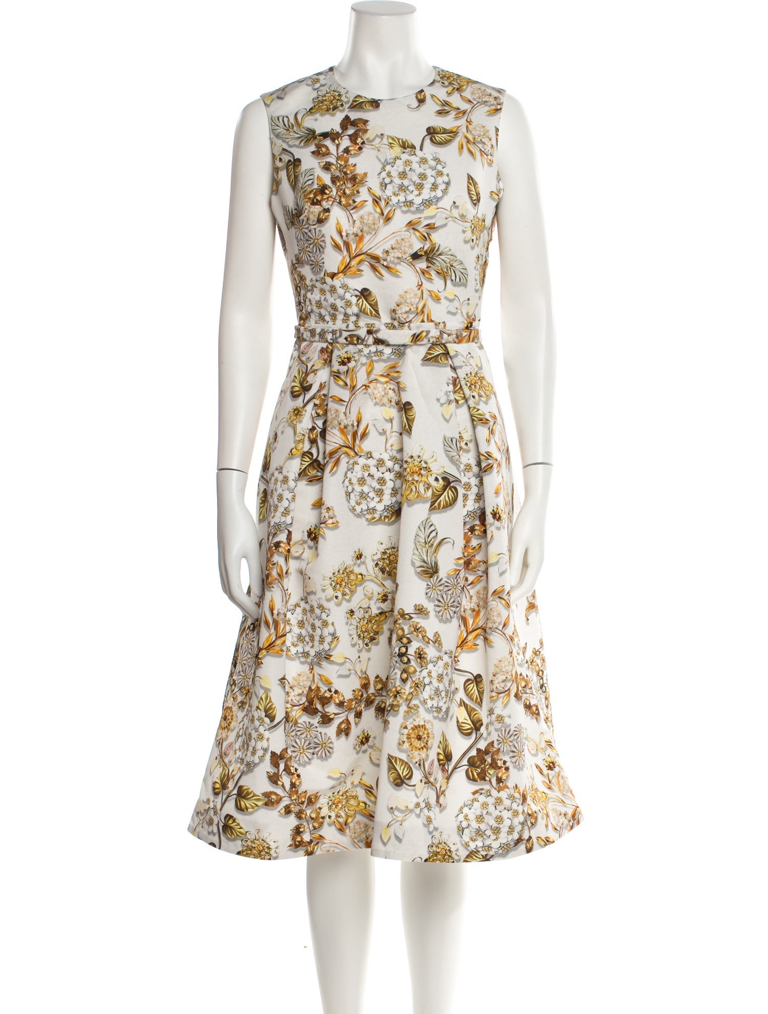 Mary Katrantzou Floral Print Midi Length Dress