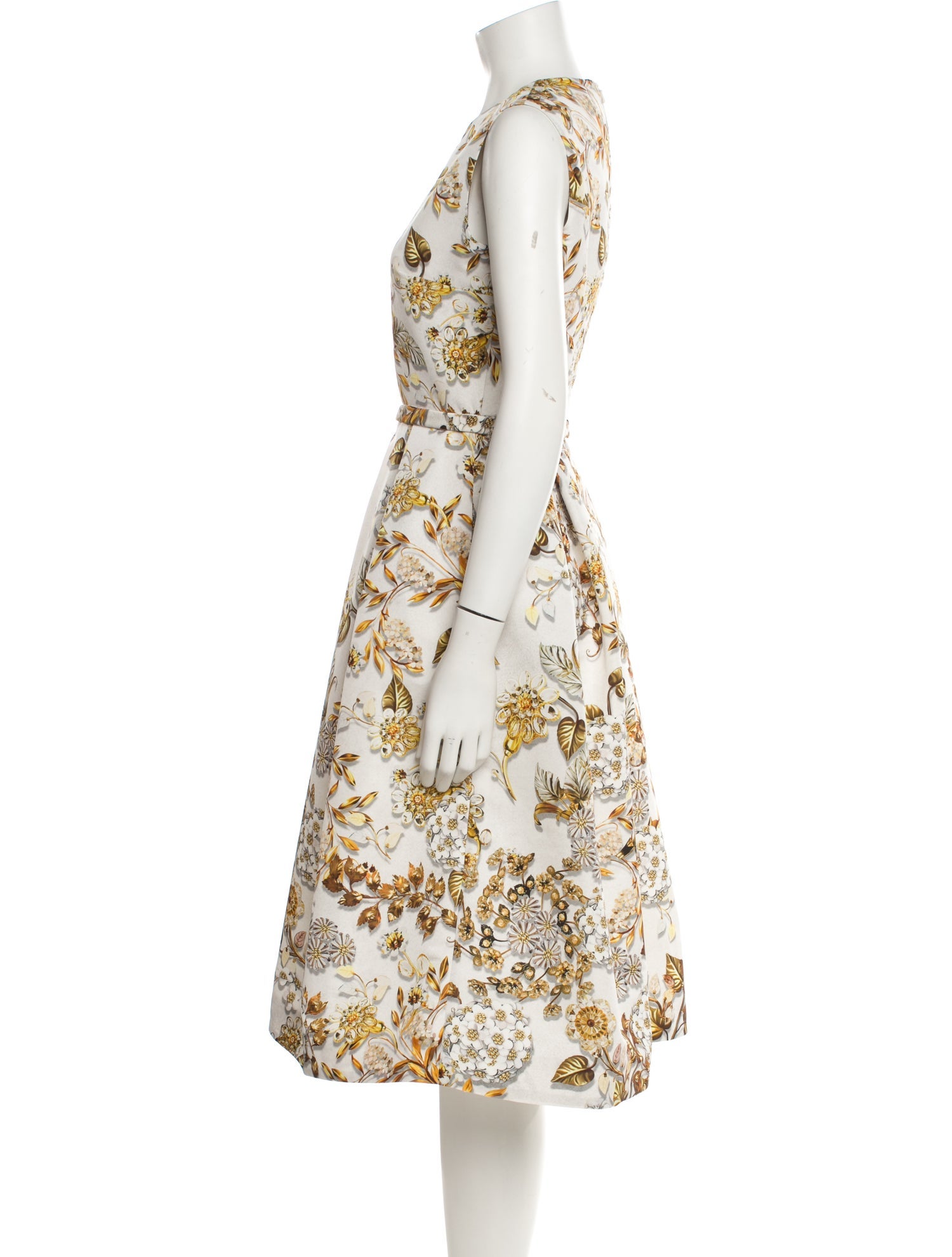 Mary Katrantzou Floral Print Midi Length Dress