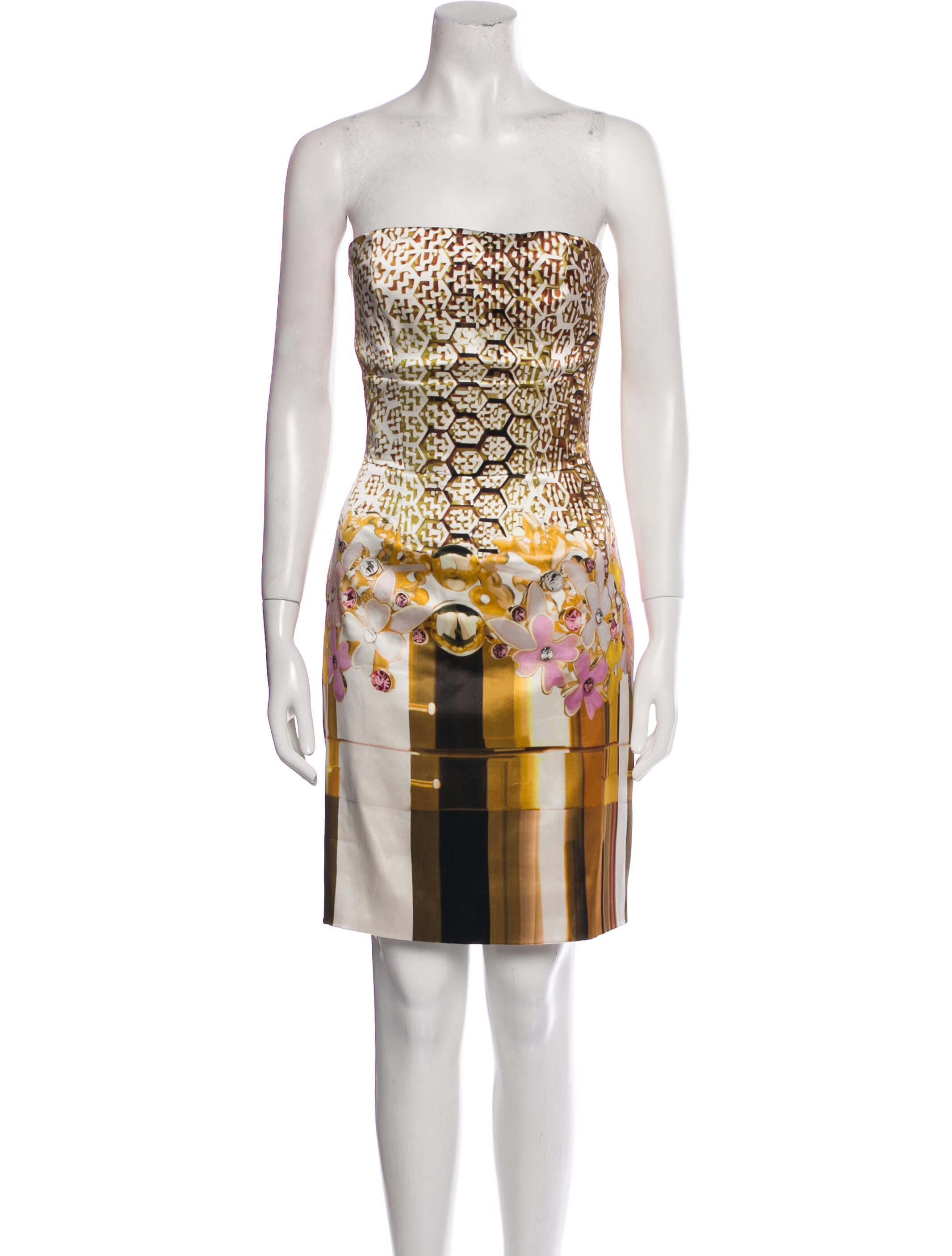 Mary Katrantzou Silk Mini Dress