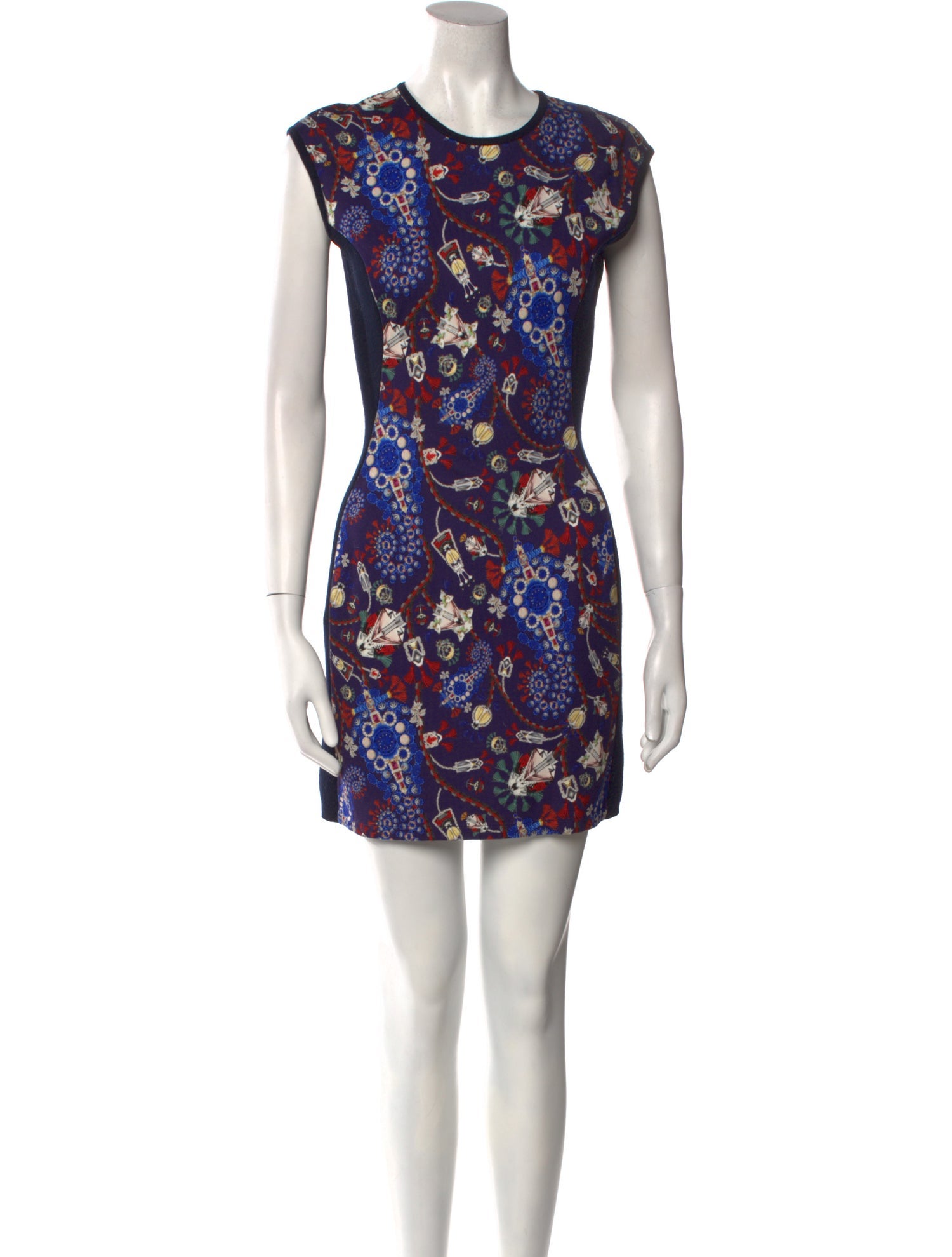 Mary Katrantzou Wool Mini Dress