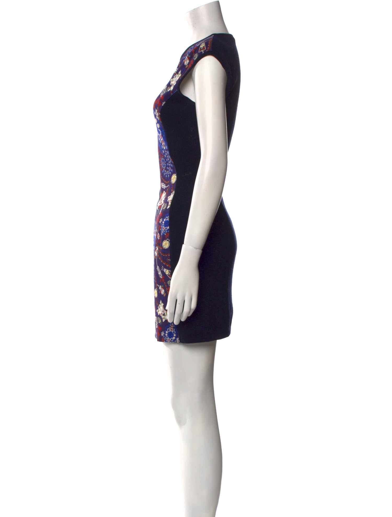 Mary Katrantzou Wool Mini Dress