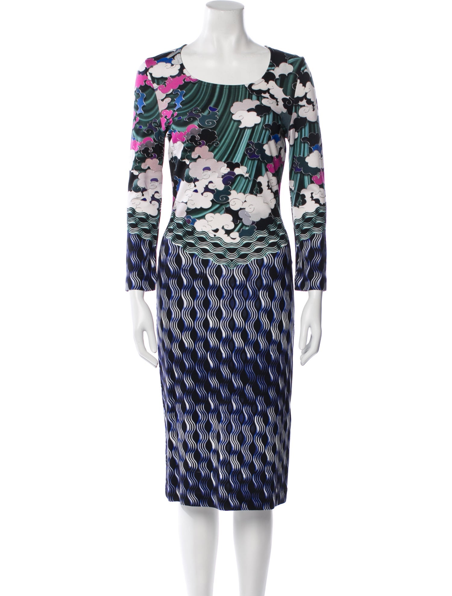 Mary Katrantzou Printed Midi Length Dress