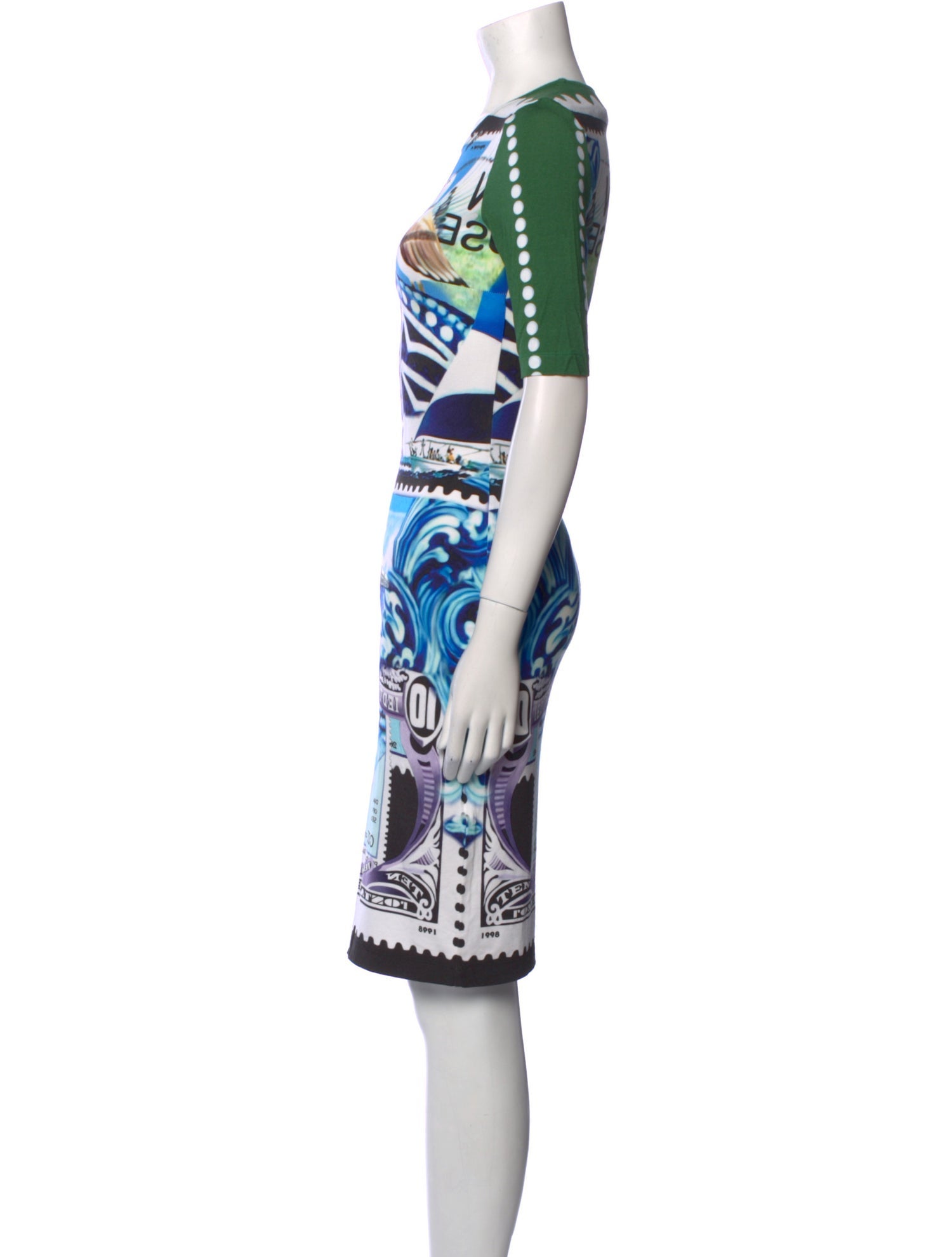 Mary Katrantzou Printed Mini Dress