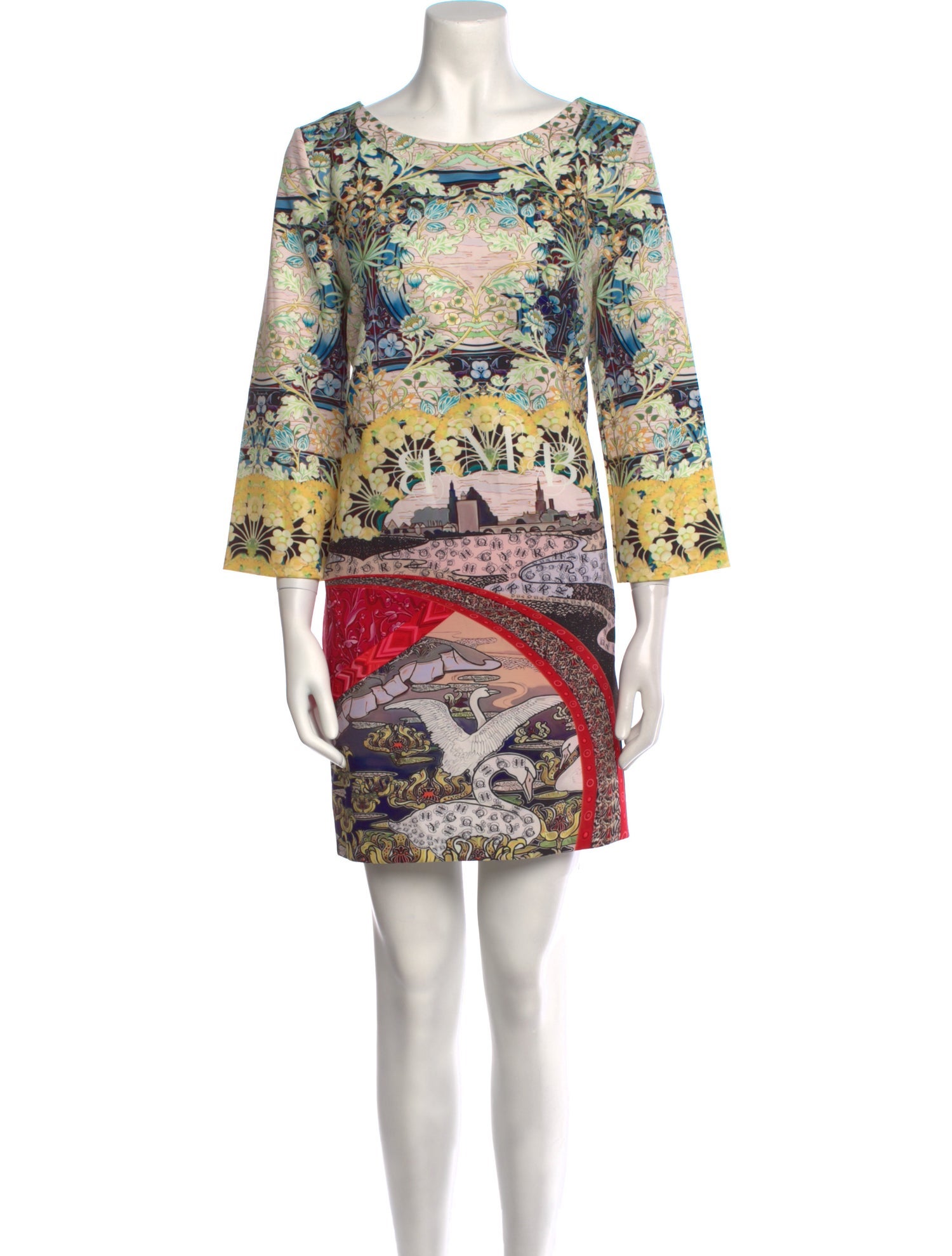 Mary Katrantzou Printed Mini Dress