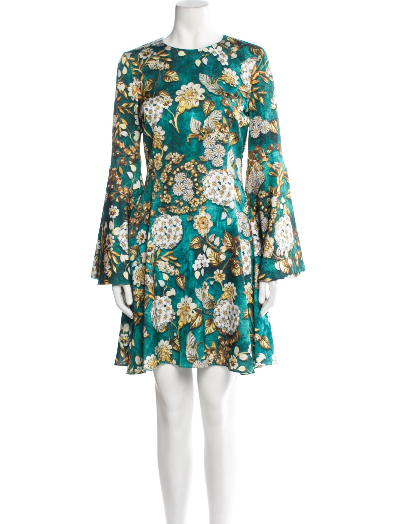 Mary Katrantzou Floral Print Mini Dress w/ Tags