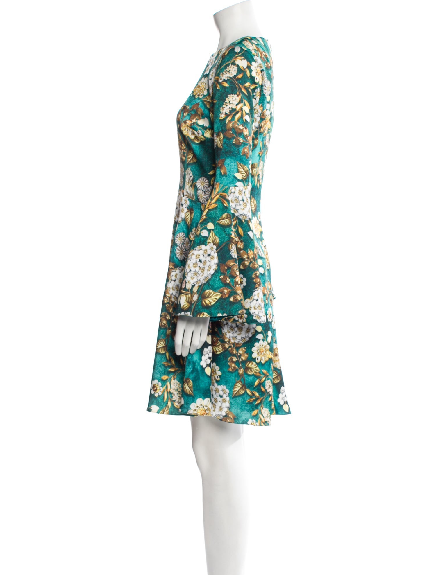 Mary Katrantzou Floral Print Mini Dress w/ Tags
