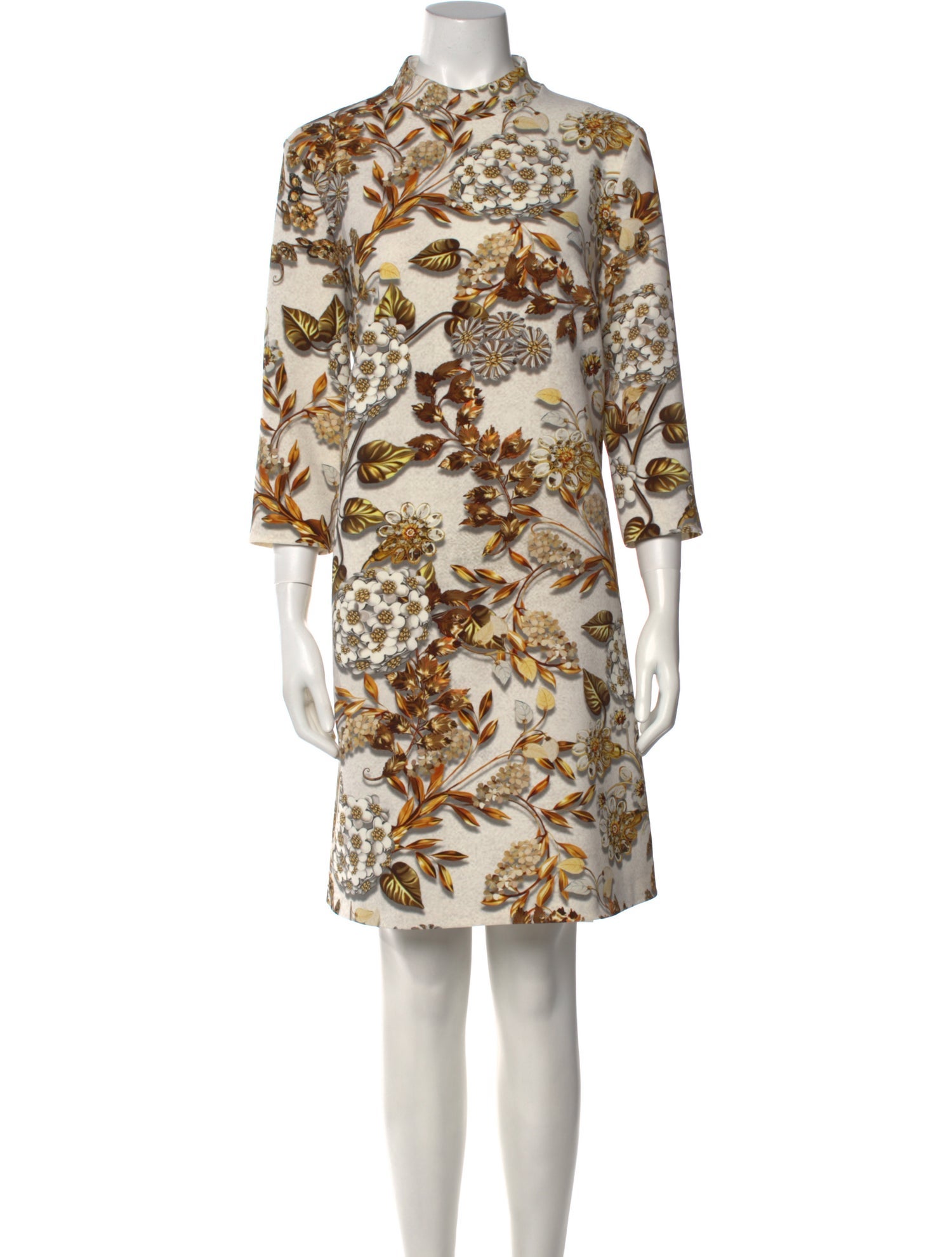 Mary Katrantzou Floral Print Knee-Length Dress w/ Tags