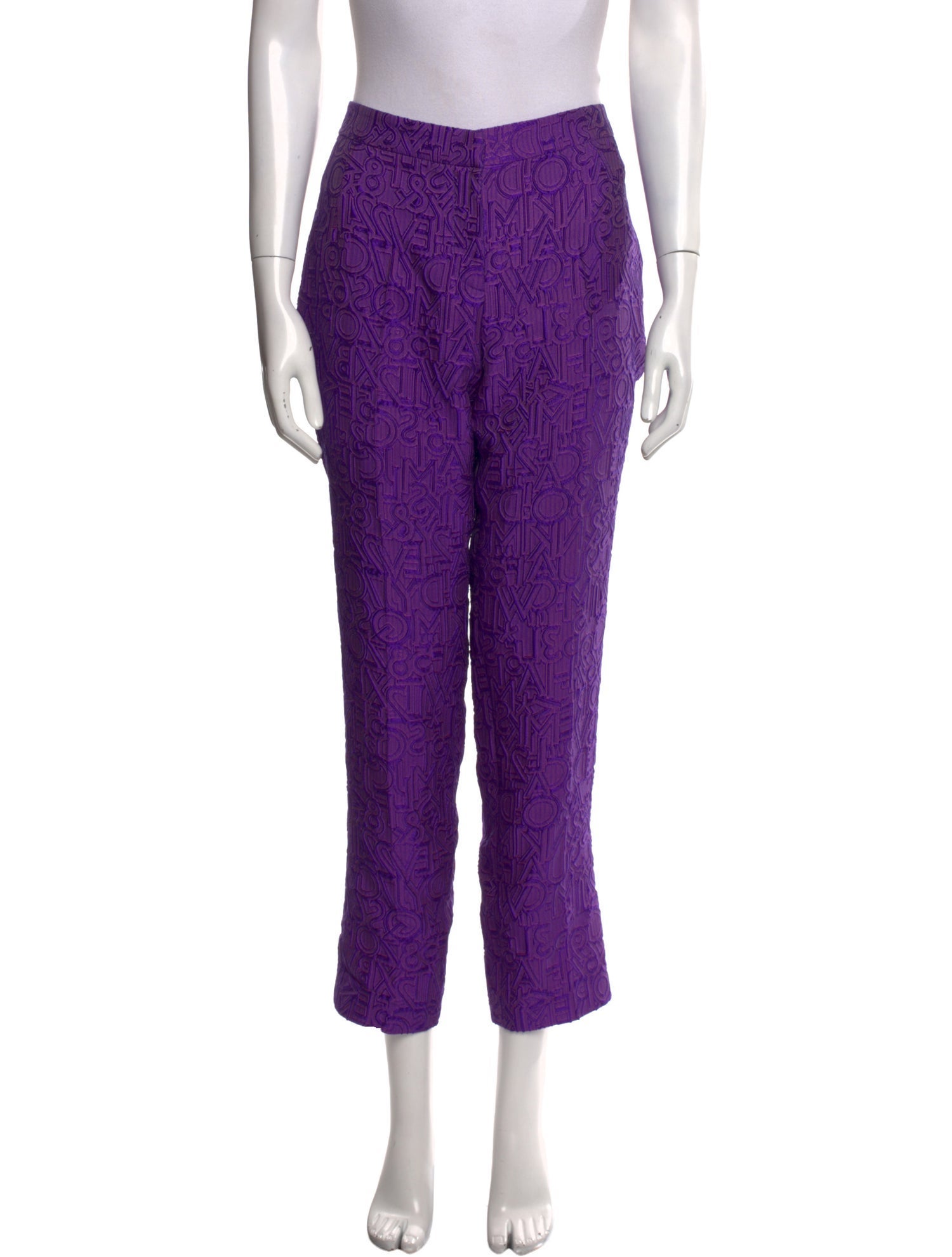 Mary Katrantzou Printed Straight Leg Pants w/ Tags