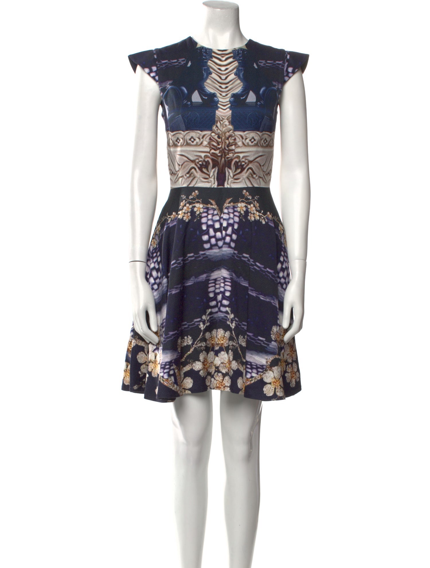 Mary Katrantzou Printed Mini Dress
