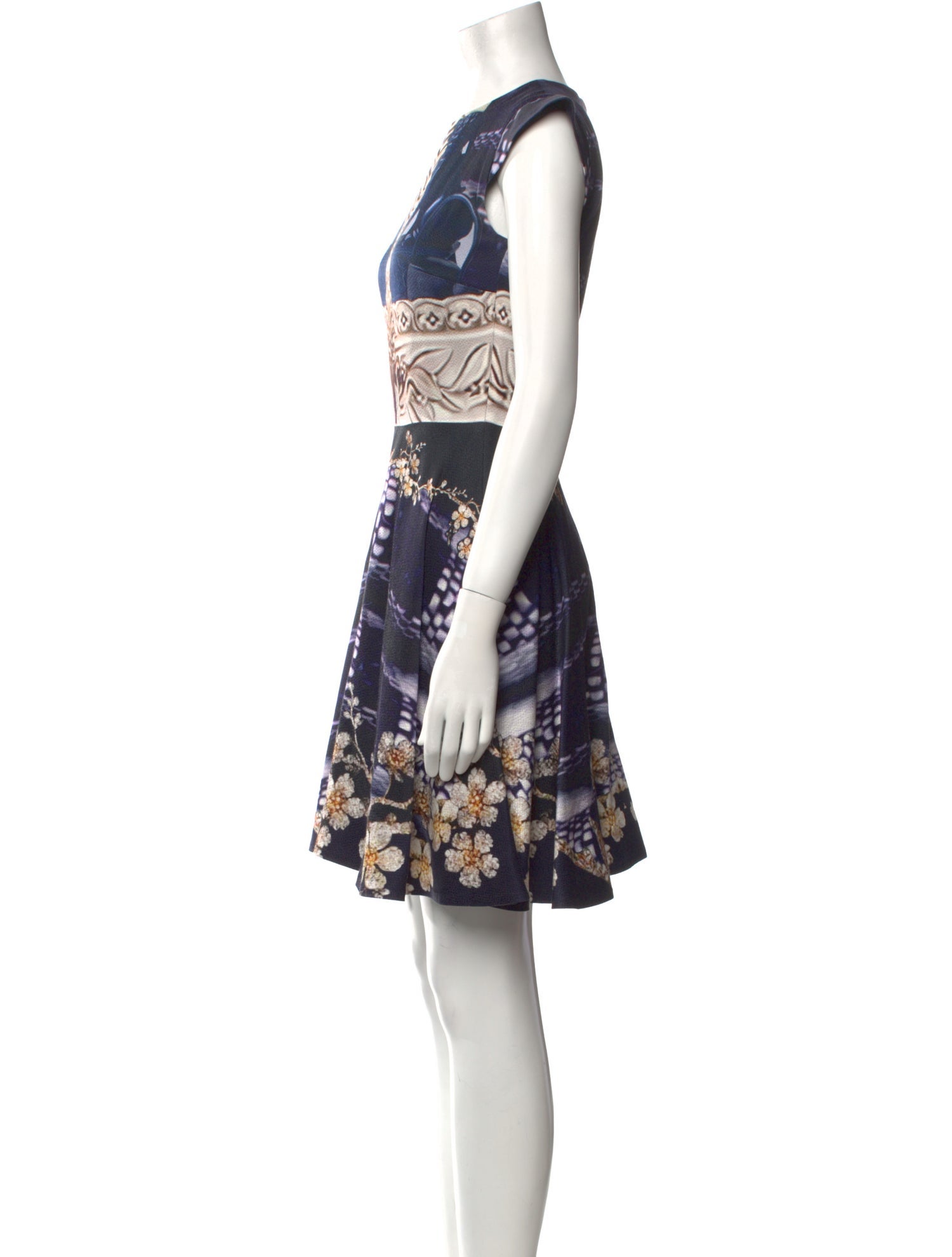 Mary Katrantzou Printed Mini Dress