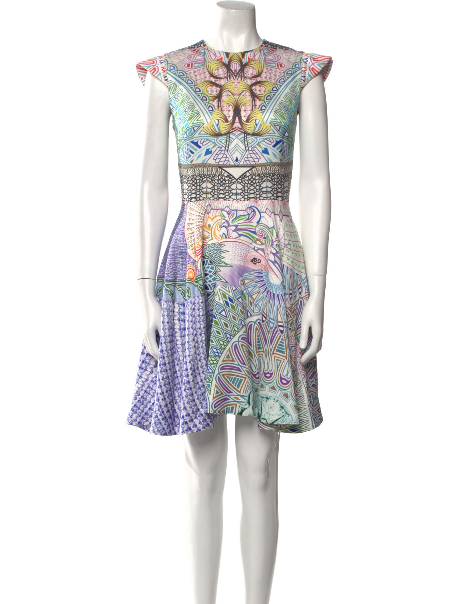 Mary Katrantzou Printed Mini Dress