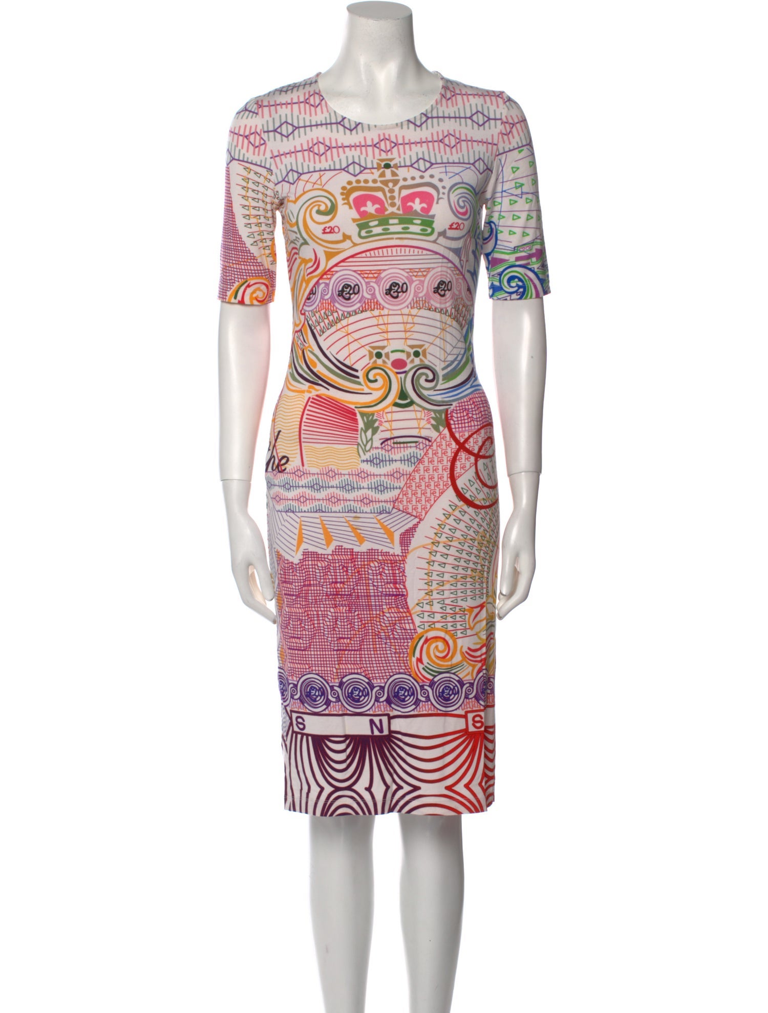 Mary Katrantzou Printed Knee-Length Dress