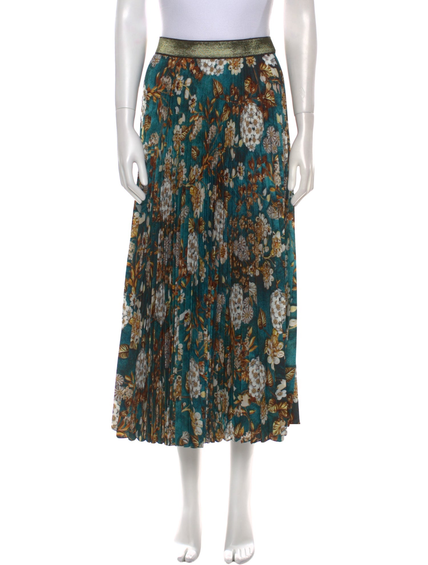 Mary Katrantzou Floral Print Midi Length Skirt w/ Tags