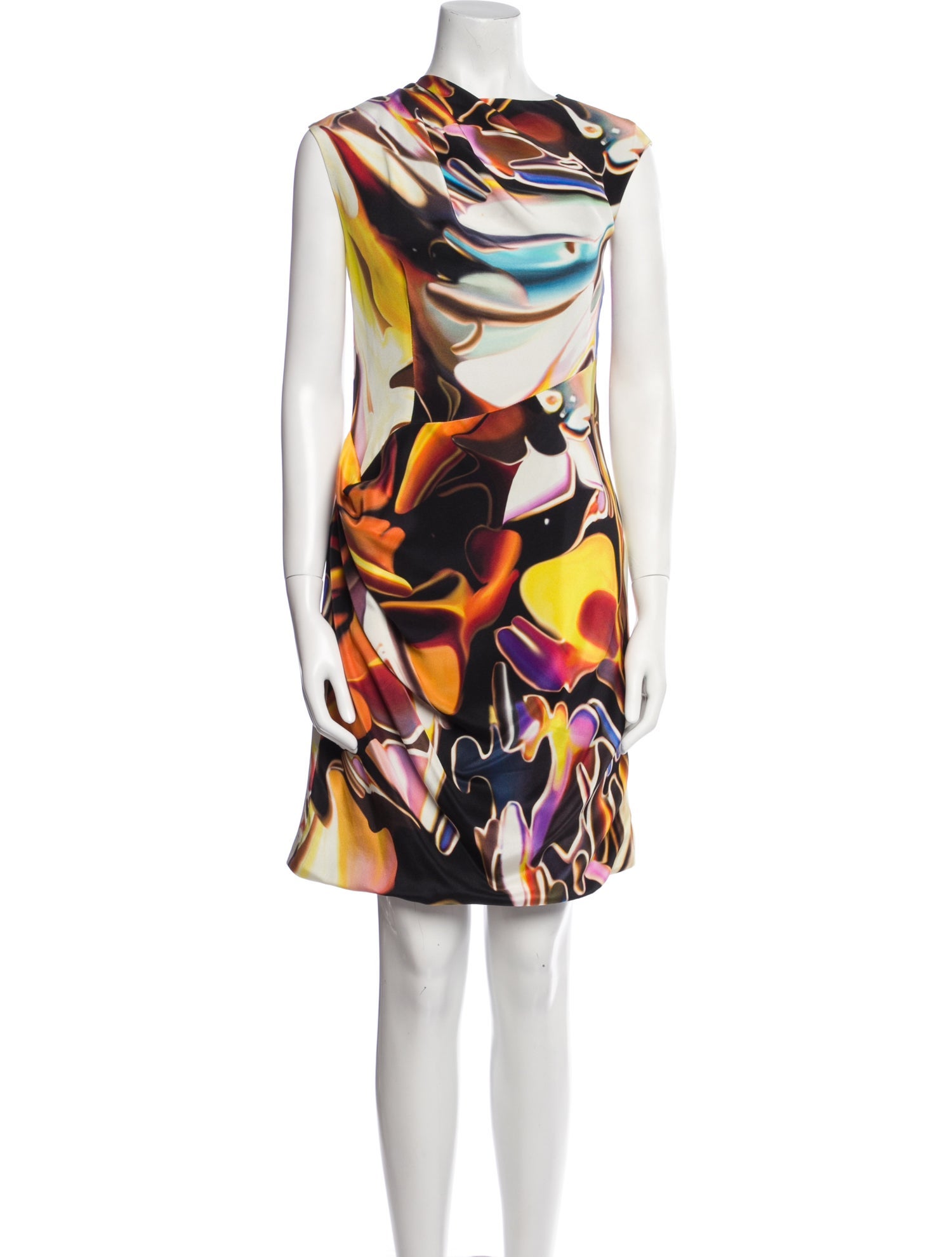 Mary Katrantzou Silk Knee-Length Dress