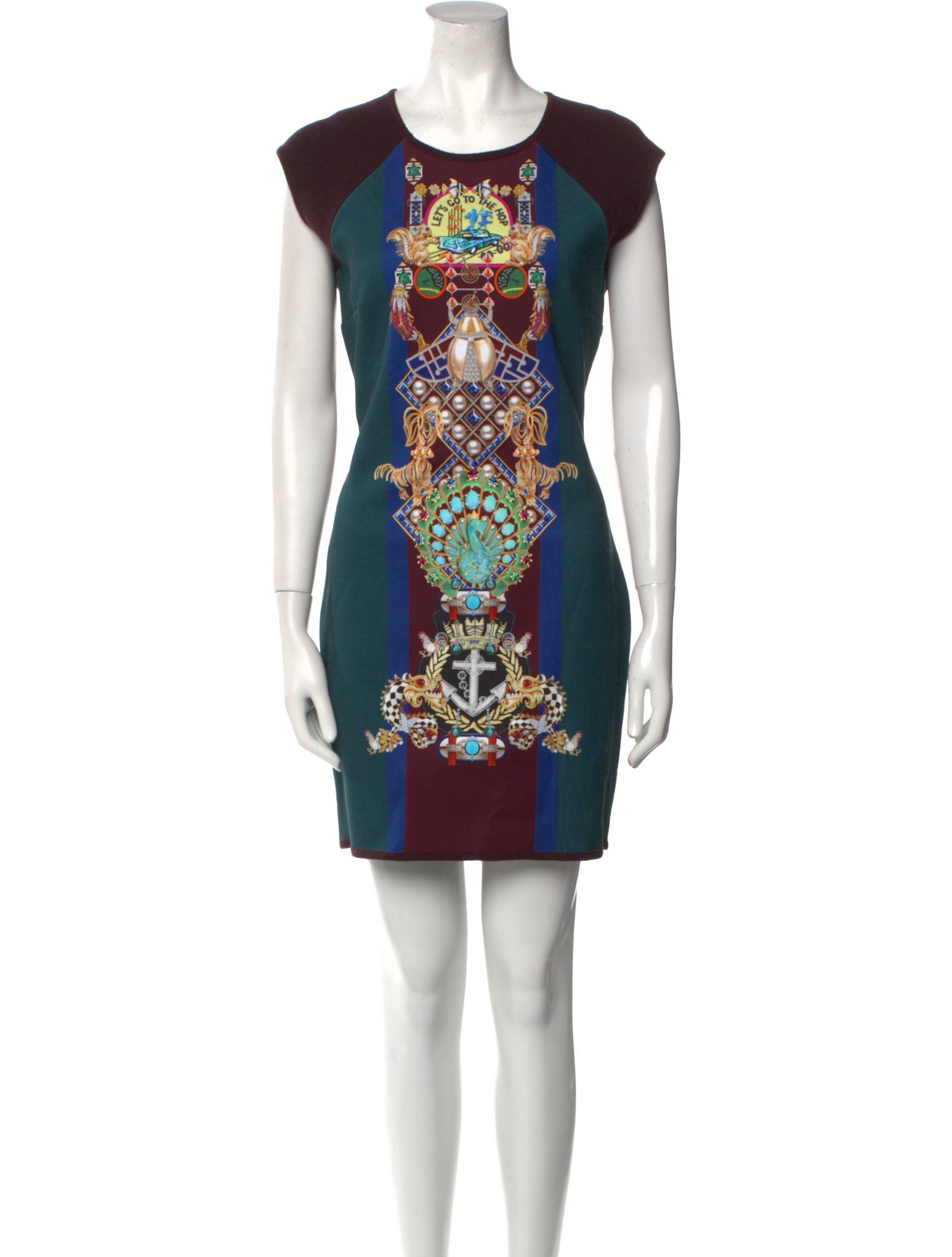 Mary Katrantzou Wool Mini Dress