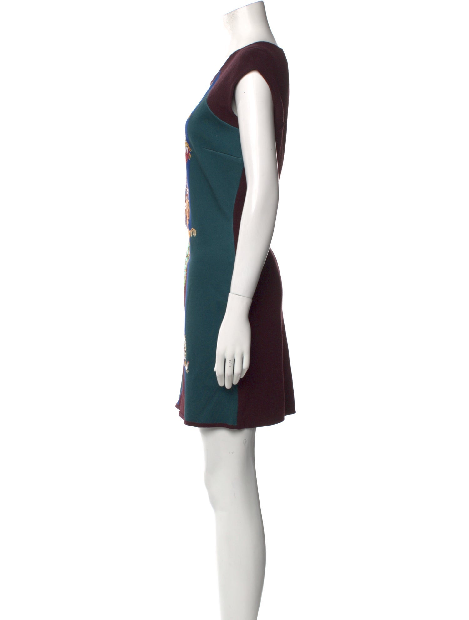 Mary Katrantzou Wool Mini Dress