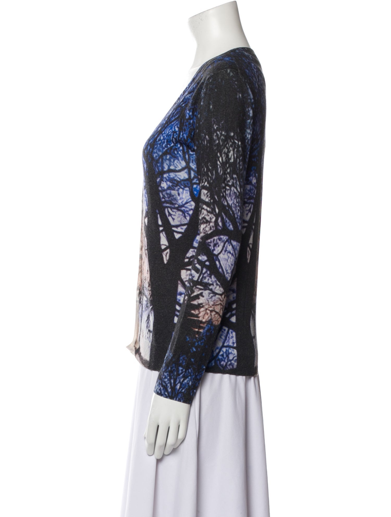 Mary Katrantzou Printed V-Neck Top