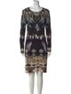 Mary Katrantzou Silk Knee-Length Dress