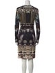 Mary Katrantzou Silk Knee-Length Dress