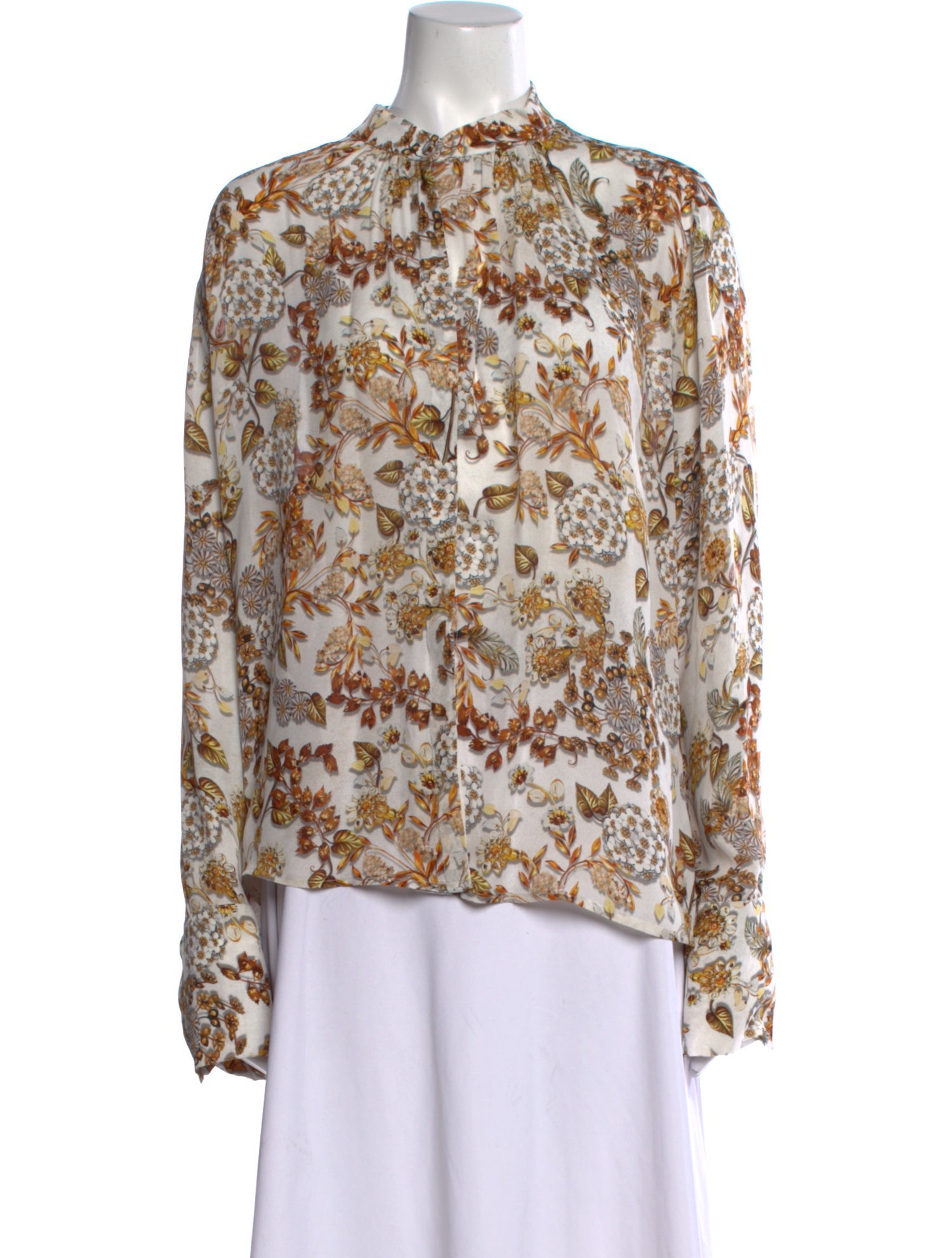 Mary Katrantzou Silk Printed Blouse
