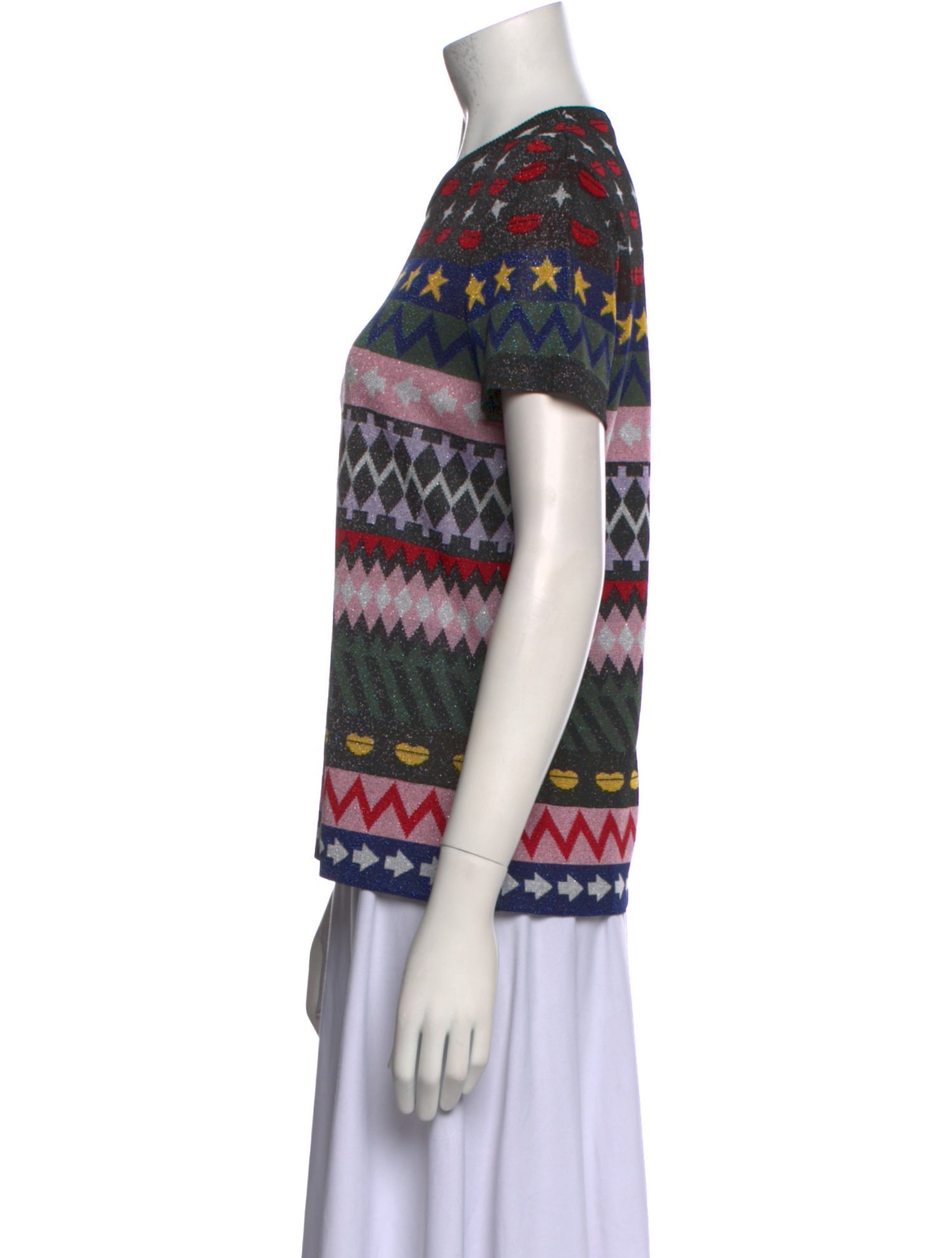 Mary Katrantzou Striped Crew Neck T-Shirt