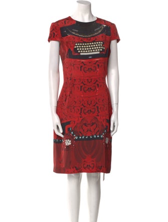 Mary Katrantzou Silk Knee-Length Dress