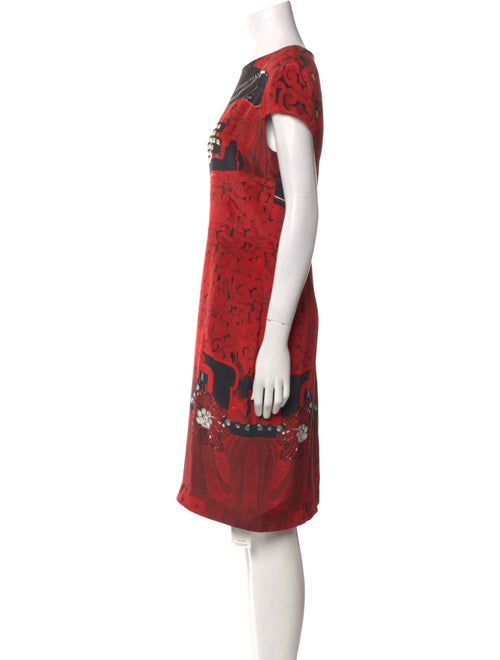 Mary Katrantzou Silk Knee-Length Dress