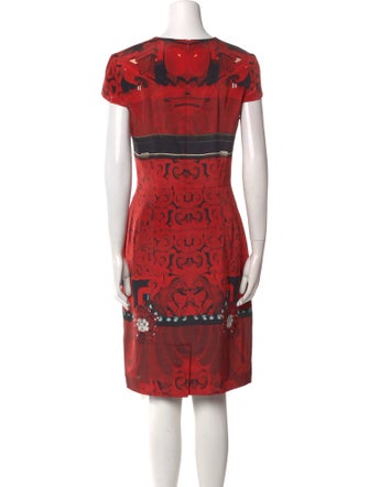 Mary Katrantzou Silk Knee-Length Dress