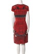 Mary Katrantzou Silk Knee-Length Dress