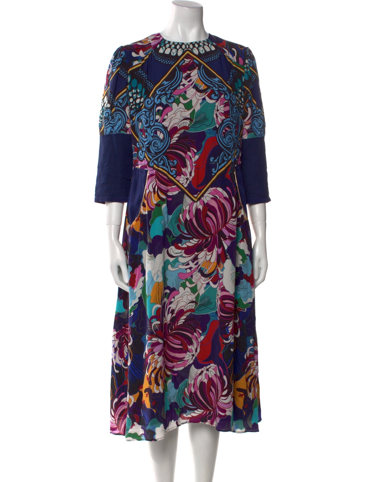 Mary Katrantzou Silk Knee-Length Dress