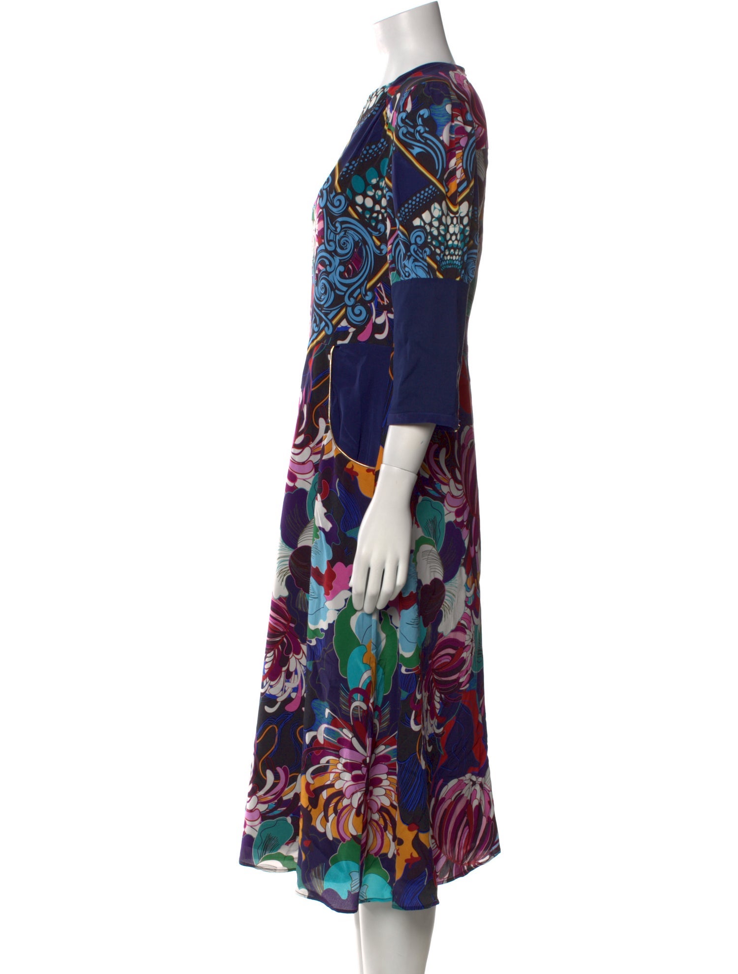 Mary Katrantzou Silk Knee-Length Dress