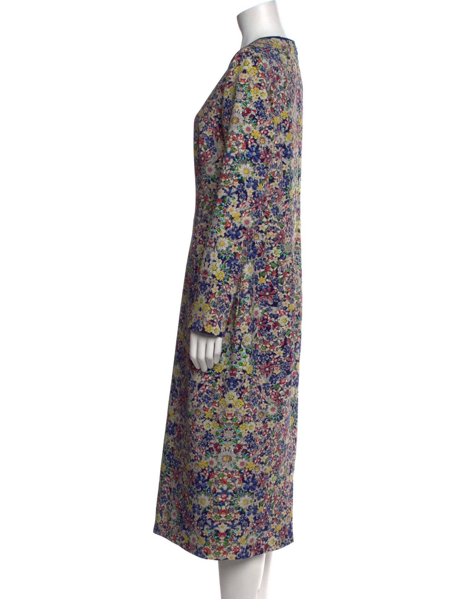 Mary Katrantzou Floral Print Midi Length Dress