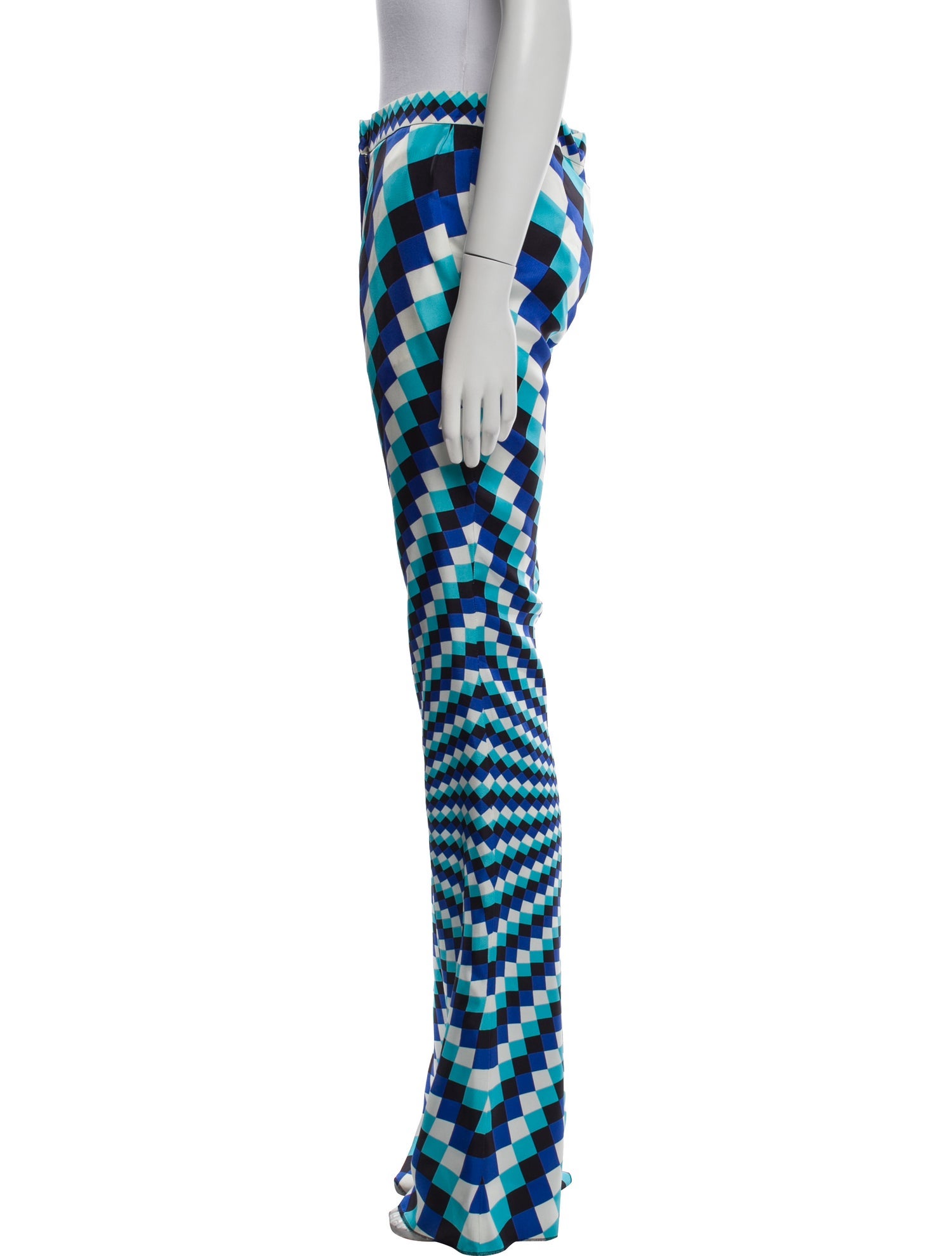 Mary Katrantzou Silk Wide Leg Pants