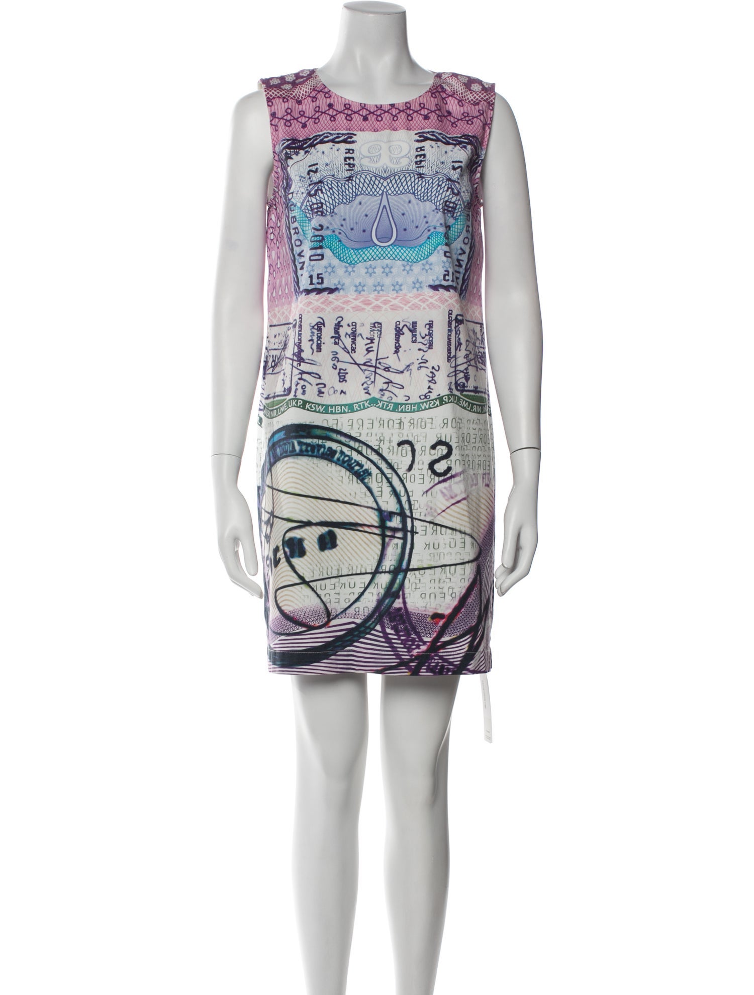 Mary Katrantzou Printed Mini Dress